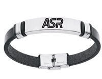 Pulsera Lowell Hombre A.S. Roma in Cuero B-RB01OULN - B-RB01OULN